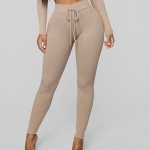 FASHION NOVA wanderlust tan leggings